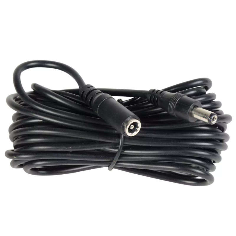 5 Meter Router DC Power Cable Extension | Male DC to Female DC | 5 volt - 12 volt