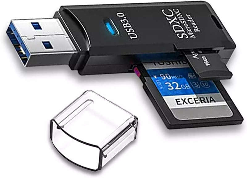 USB C / Micro USB or USB 3 | SD Card + MicroSD Card Reader | PC, Apple iPhone, MAC and Android Co...