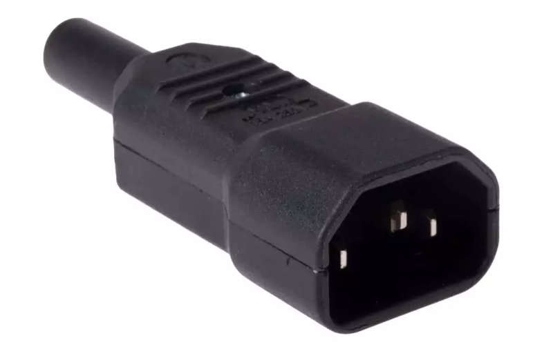 IEC C13 Screw-on Plug Adapter 3pin | "Kettle Cord Adapter" | 250V 10A