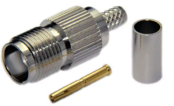 Male TNC Crimp-on Connector for LMR195 / RG58