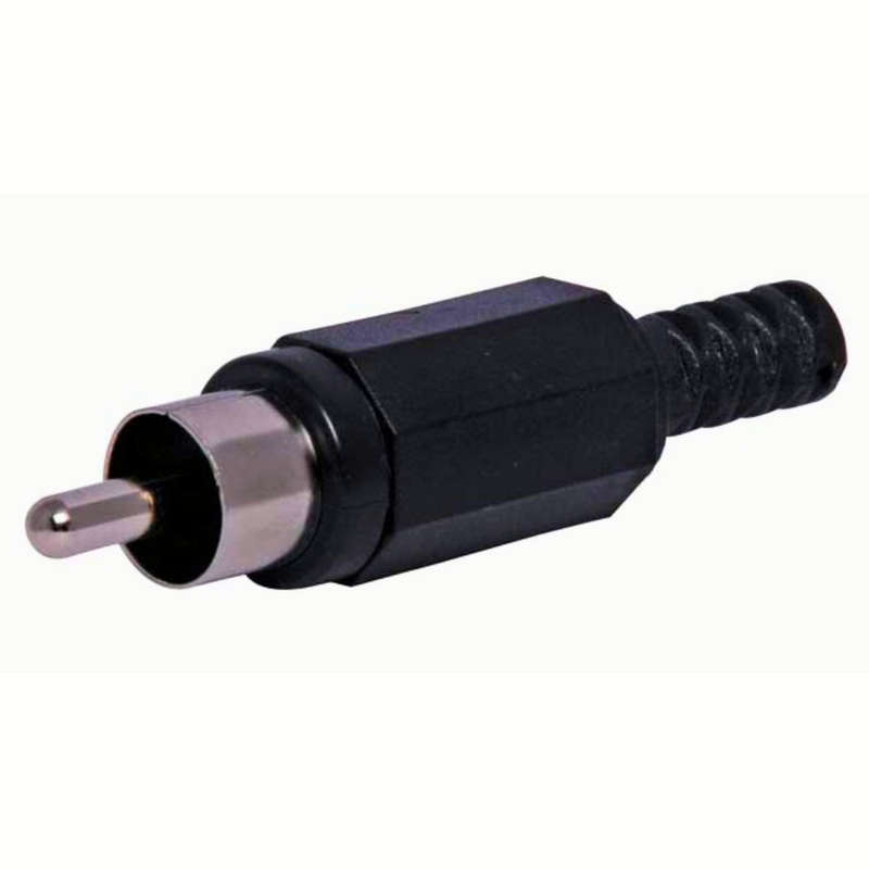 Solder Male RCA Connector with Sleeve