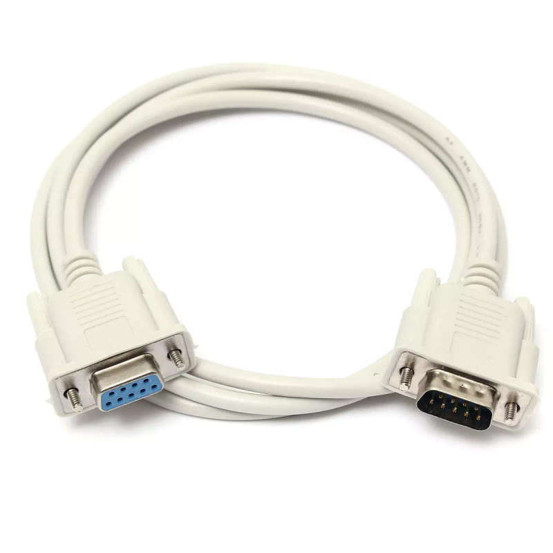 Variable Lengths 9-pin DB9 RS232 Cable | Male to Female RS232 Extension | Male to Male Serial Cab...