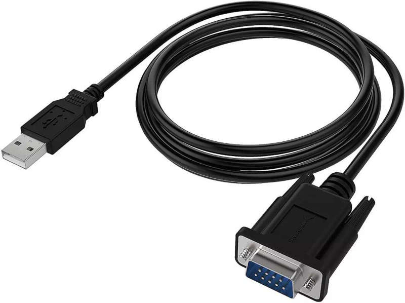1.5 Meter USB to RS232 Serial Port | USB to DB9 Pin Male Converter Cable | FTDI RS232, PL2303, CH340