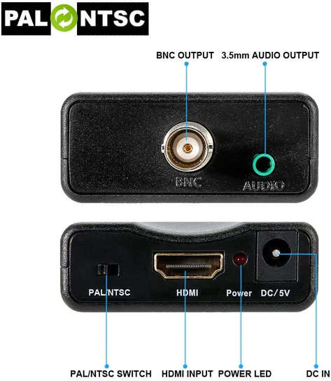 HDMI to BNC Converter | Digital to Analogue Video Converter