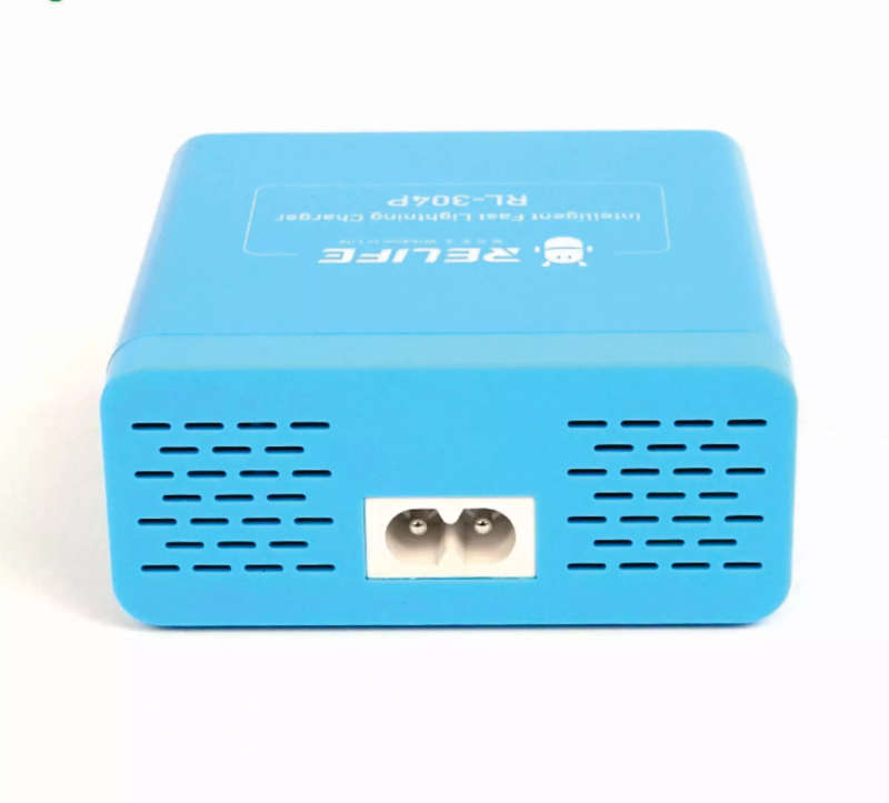 Intelligent 6-Port USB Super Fast Smartphone charger with Digital Display | ReLife PD3.0 + QC3.0