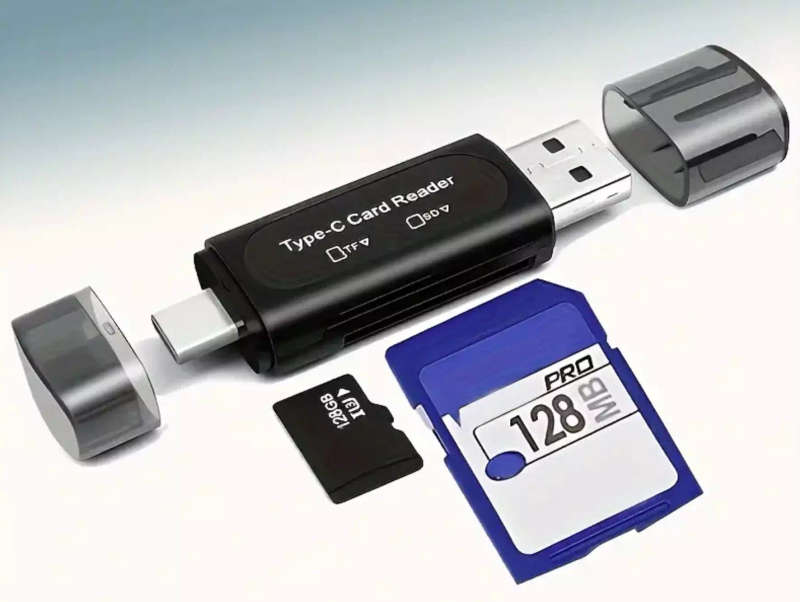 USB C / Micro USB or USB 3 | SD Card + MicroSD Card Reader | PC, Apple iPhone, MAC and Android Co...