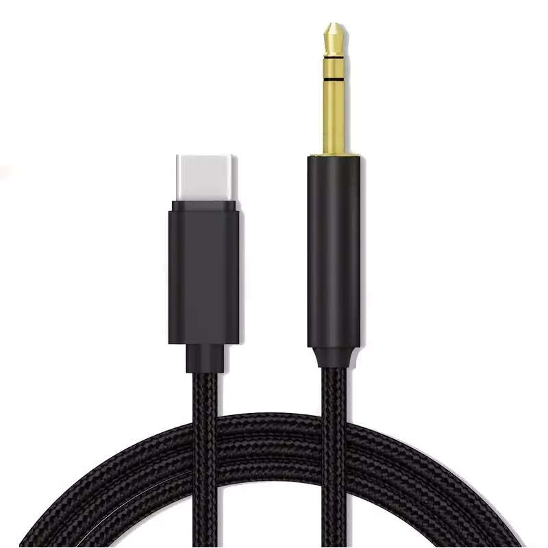 1 Meter USB C to 3.5mm Male Jack Audio for Smartphones | Include DAC Chip for Samsung S22/S23/S24...