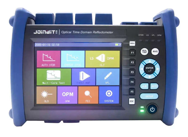 Fiber Optic OTDR Tester | JW3302E  | Optical Time Domain Reflectometer | VFL, LS, OLS, OPM, FE1 T...