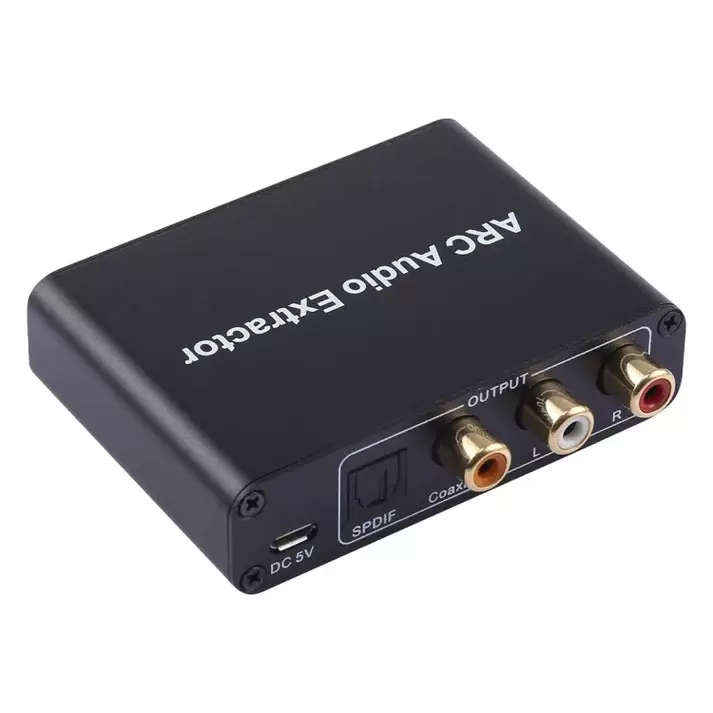 HDMI ARC to Optical Toslink | SPDIF Coaxial or Analogue RCA Audio extractor | Supports 192Khz input
