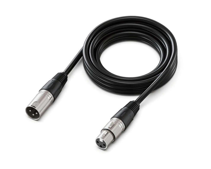 3 Meter XLR 3 Pin Male to XLR 3 Pin Female - XLR Audio Extension Cable