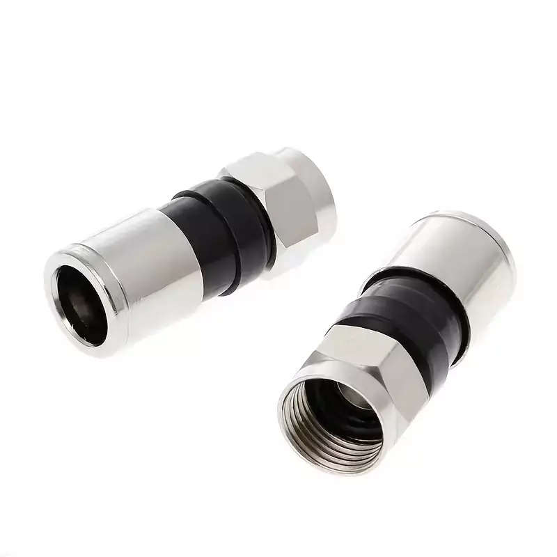 Barrel F Connector / F-Type Compression Connector