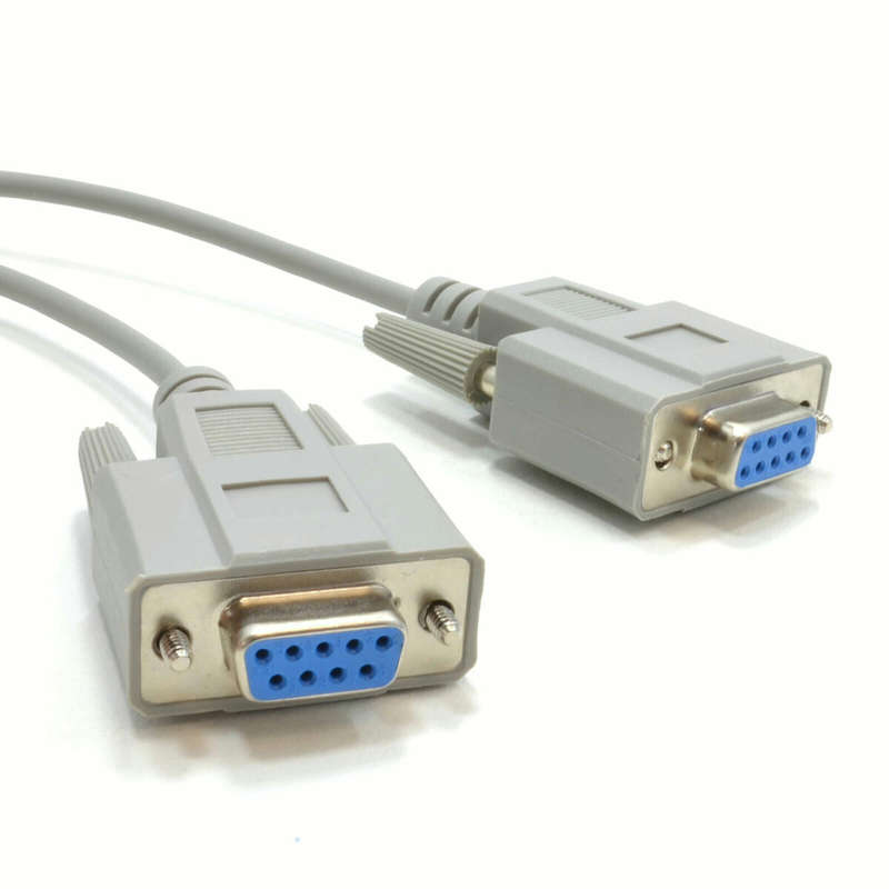 Variable Lengths 9-pin DB9 RS232 Cable | Male to Female RS232 Extension | Male to Male Serial Cab...