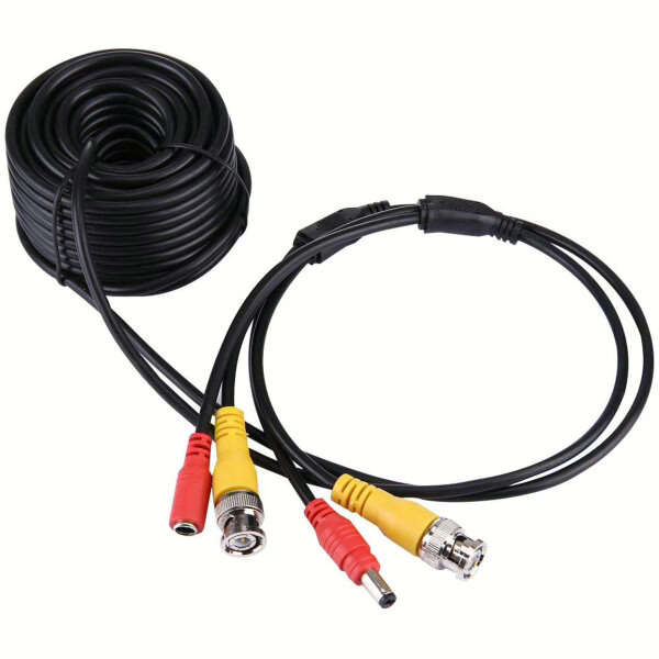 CCTV Camera Cable | RG59 + BNC Connectors & DC Power | Various Lengths