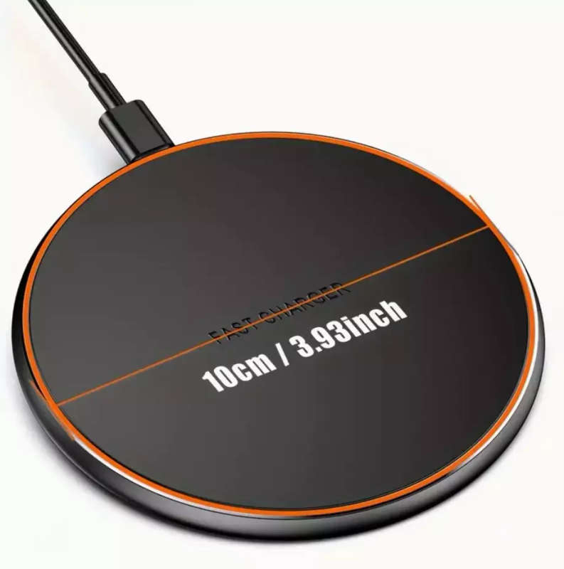 360 Degrees Flat Ultra-Thin Wireless Smartphone Charger | 15 Watt Max Fast Charging