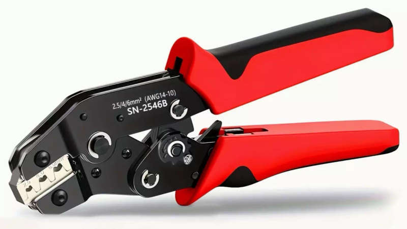 Multi-Function Electrical Lug Crimping and Cutting Tool | 0.25 mm2 to 1.5 mm2 | Optional Intercha...