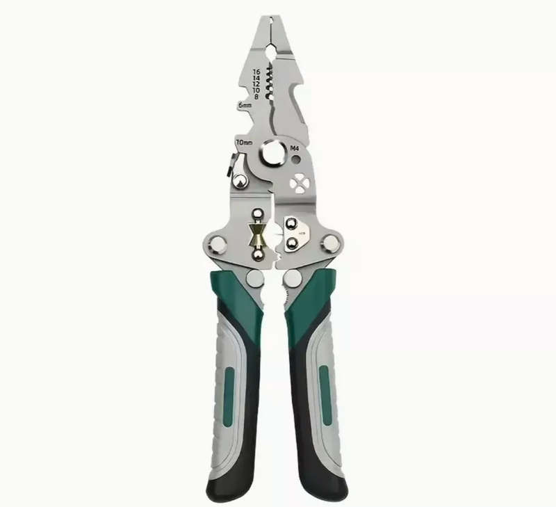 Foldable Wire Stripper for Stripping, Splitting, Cutting, Winding, Crimping, And Cutting Wires