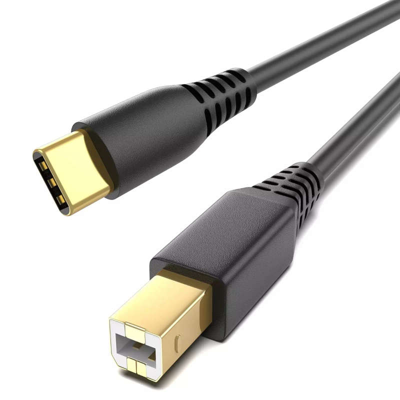 2 Meter USB C Printer Cable | USB Type C to USB 2.0 Type B Cable