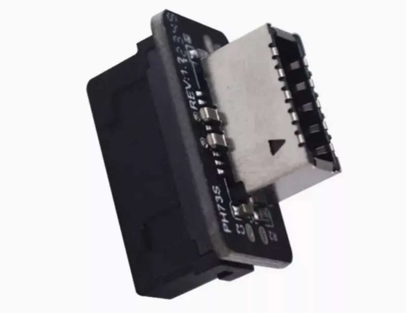 Motherboard USB C to USB 3 Adapter for PC Cases without USB C External Connector