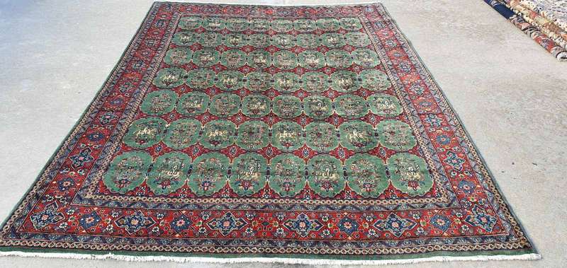 Very Fine Persian Sarough Carpet 300cm x 200cm Hand Knotted