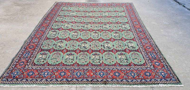 Very Fine Persian Sarough Carpet 300cm x 200cm Hand Knotted