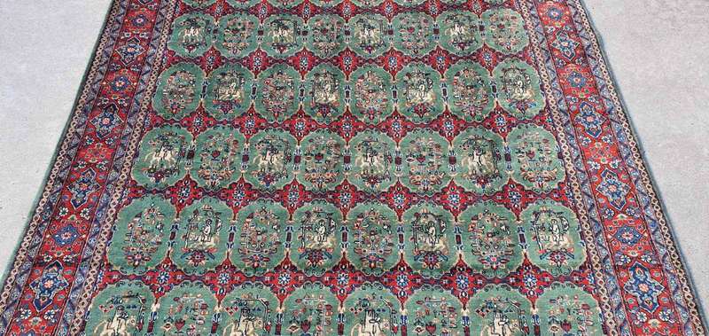 Very Fine Persian Sarough Carpet 300cm x 200cm Hand Knotted
