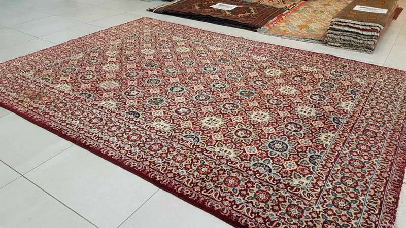 Persian Moud Carpet 296cm x 210cm Hand Knotted