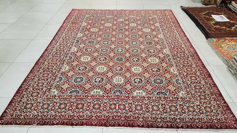Persian Moud Carpet 296cm x 210cm Hand Knotted