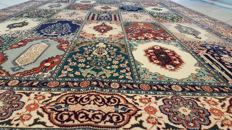 Very Fine Persian Carpet Moud 358x250 hand knotted
