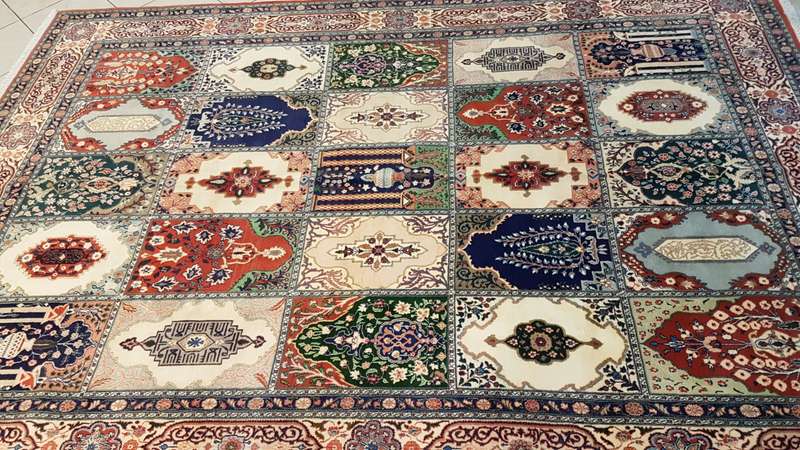 Very Fine Persian Carpet Moud 358x250 hand knotted