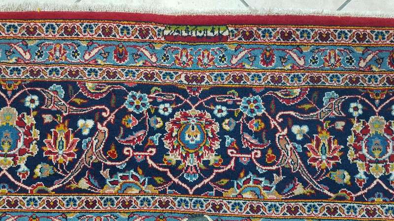 Persian Kashan Carpet 424cm x 303cm Hand Knotted