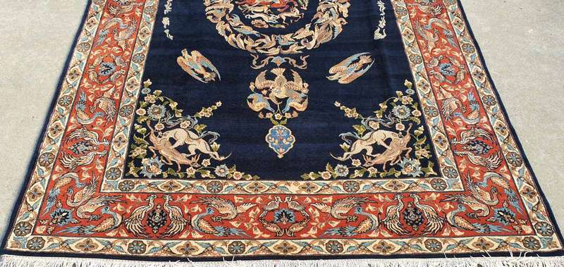 Very Fine Persian Sarough Carpet 300cm x 200cm Hand knotted