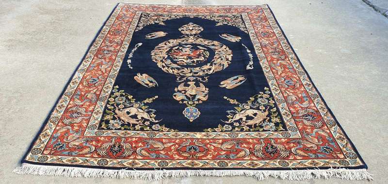 Very Fine Persian Sarough Carpet 300cm x 200cm Hand knotted