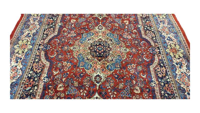 Persian Arak Carpet 394cm x 292cm Hand Knotted