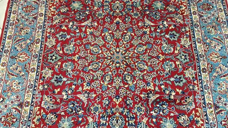 Persian Yazd Carpet 294cm x 204cm Hand Knotted