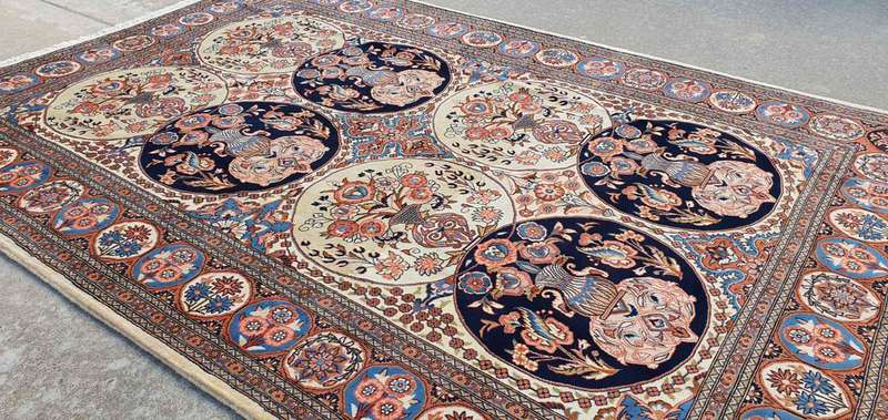 Very Fine Persian Sarough Carpet 300cm x 200cm Hand knotted