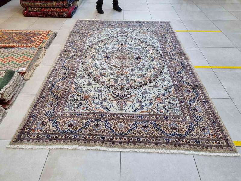 Very Fine Persian Moud Carpet 300cm x 200cm Hand Knotted