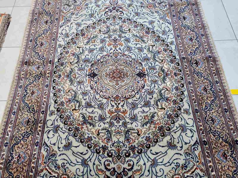 Very Fine Persian Moud Carpet 300cm x 200cm Hand Knotted