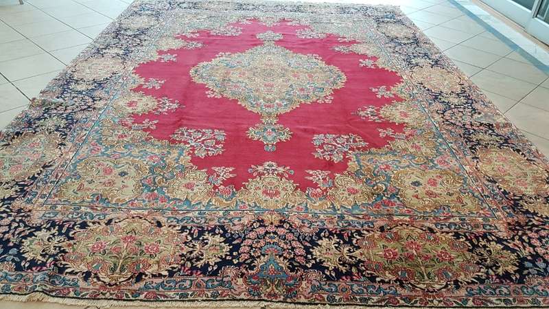 Very Fine Persian Kerman Carpet 410cm x 300cm Hand Knotted