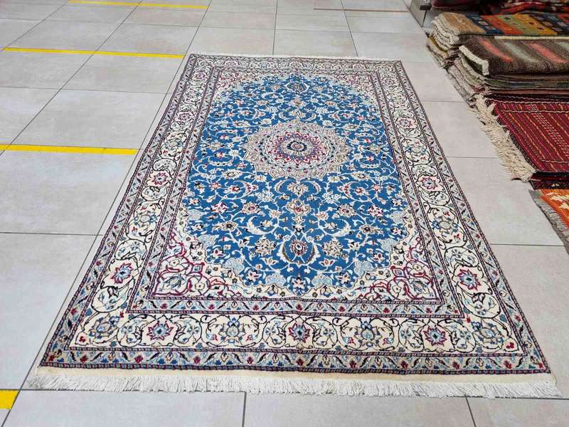 Persian Nain Carpet 236cm x 145cm Hand Knotted