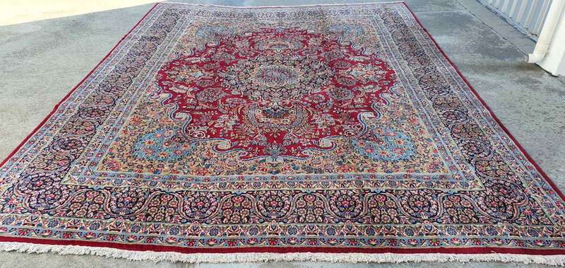 Very Fine Persian Kerman Carpet 410cm x 305cm Hand Knotted