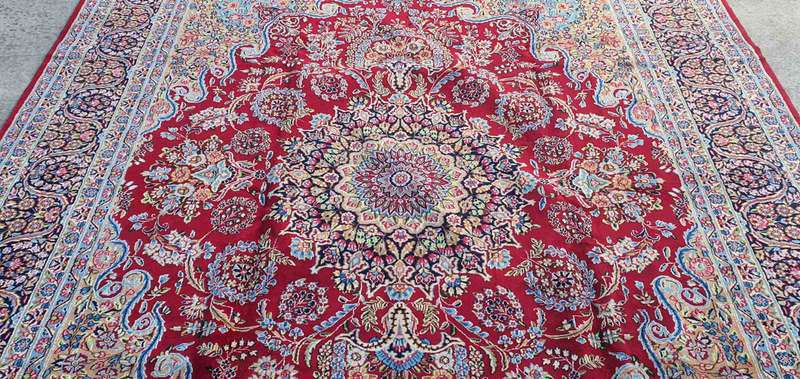 Very Fine Persian Kerman Carpet 410cm x 305cm Hand Knotted