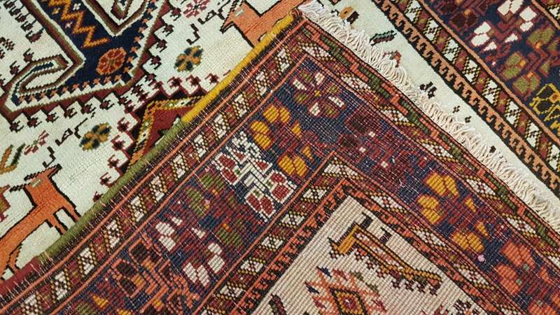 Persian Kurdi Carpet 382cm x 94cm Hand Knotted