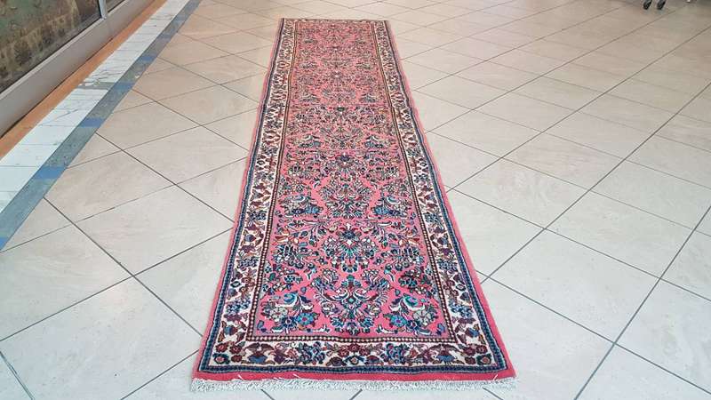 Persian Sarough Carpet 370cm x 85cm Hand Knotted