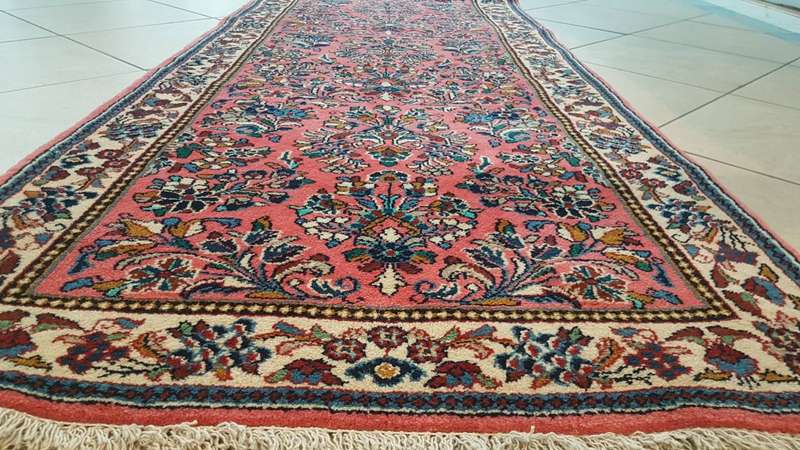 Persian Sarough Carpet 370cm x 85cm Hand Knotted