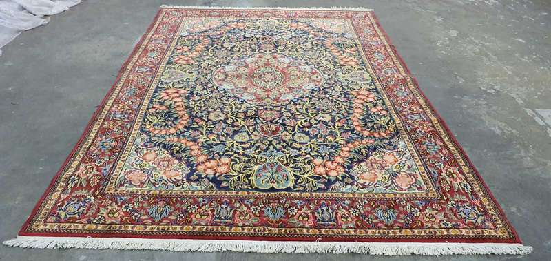 Very Fine Persian Qum Carpet 300cm x 208cm Hand Knotted