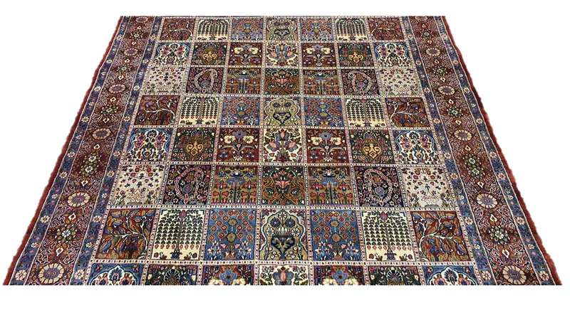 Very Fine Persian Moud Carpet 310cm x 214cm Hand Knotted