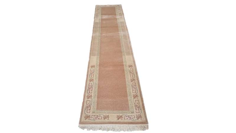Nepal Gabbeh Carpet 340cm x 70cm Hand Knotted