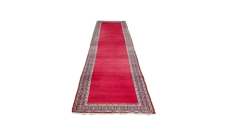 Very Fine Persian Kashan Carpet 510cm x 110cm Hand Knotted
