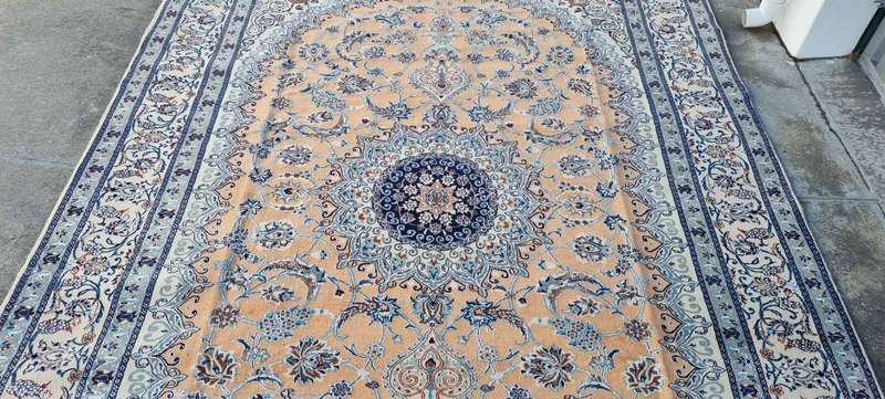 Very Fine Persian Nain Carpet 350cm x 250cm Hand Knotted
