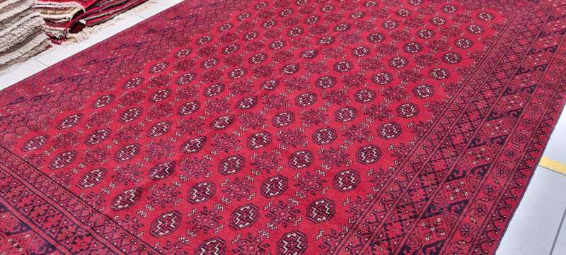 Afghan Turkaman Carpet 300cm x 200cm Hand Knotted